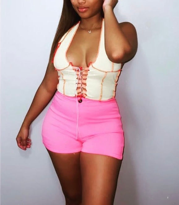 Bae Watch Pink shorts